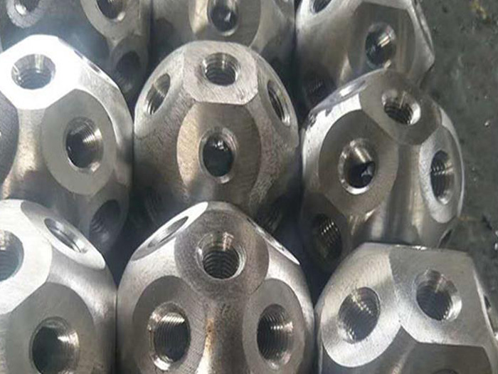 北流螺栓球网架杆件制作